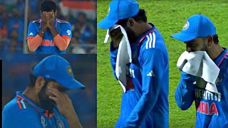 Virat Kohli Rohit sharma Jadeja Indian players crying after India lost the WORLDCUP FINAL vs AUS [upl. by Gnilyarg278]