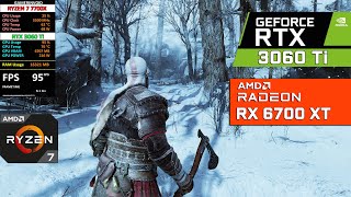 God of War Ragnarok PC  RTX 3060 Ti  RX 6700 XT  Superb Optimization  Ryzen 7 7700X  Benchmark [upl. by Adnwahs183]