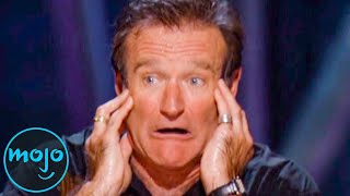 Top 10 Funniest Robin Williams Moments Well Never Forget [upl. by Ellehsar]