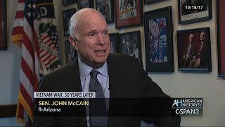 McCain Tweaks Trump Over Vietnam Deferments [upl. by Nanaek]