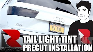 Rtint Precut Tail Light Tint Installation [upl. by Homovec686]