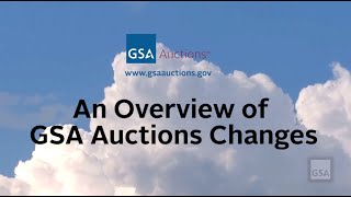 An Overview of GSA Auctions Changes [upl. by Behn]