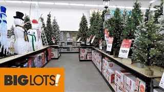 BIG LOTS CHRISTMAS  CHRISTMAS TREES DECORATIONS ORNAMENTS HOME DECOR SHOPPING [upl. by Alahc841]