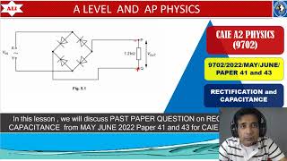 CIE A Level Physics Paper 4 SolutionMay June 2022 Paper 41 and 439702MJ2022P4143 Part 05 [upl. by Uol848]