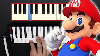 Super Mario Bros  Theme  Melodica Tutorial [upl. by Litta]