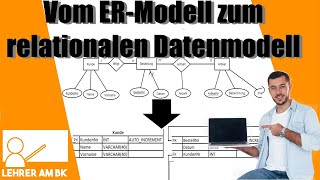 Vom ERModell zum relationalen Datenmodell [upl. by Flyn]