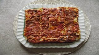 Lasagna Italian  French Style with Spinach  Bechamel  Bolognese [upl. by Byrann732]