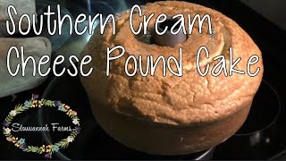 Southern cream cheese pound cake  Quick stepbystep recipe [upl. by Ydissak448]