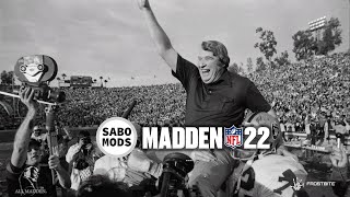 Sabos Madden 22 Gameplay Mod Showcase Madden Is BACK [upl. by Anirhtak]