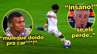 🔥ELE É INACREDITÁVEL MBAPPÉ NÃO ACREDITA EM GOLAÇO DE ENDRICK ANCELOTTI ELOGIA OUSADIA e mais [upl. by Ade]