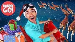 Dannys Sleigh Ride Adventure 🦌🛷❄️ Christmas Brain Break Dance  Danny Go Holiday Songs for Kids [upl. by Giacamo149]