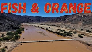 Natures wonders in Namibia Fish Orange Rivers and Die Helme River flowing in rainy season [upl. by Sheedy354]