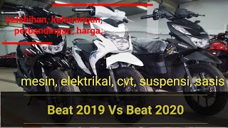 Review Honda Beat 2020 vs Beat 2019 dari Kelebihan Kekurangan [upl. by Meehar]