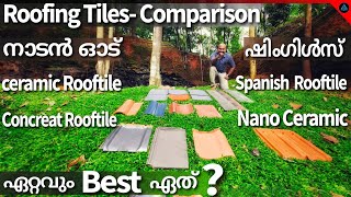 Roofing tiles comparisonBest roofing materials amp trendsRoofing ideasRoofing methodsDr Interior [upl. by Maxi]