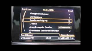 Audi A6 MMI Plus Radiosystem  Facelift 2014 [upl. by Doggett]