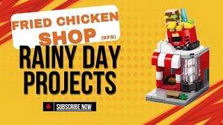 UnboxingSpeed build City Mini Street Series Building  KFG Fried Chicken Shop  Rainy Day Projects [upl. by Nastassia]