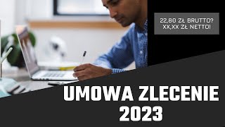 Umowa zlecenie 2023  2280 zł brutto Ile netto [upl. by Anerev]