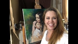 Portrait Painting Demonstration with Jessica Henry [upl. by Ernaline]