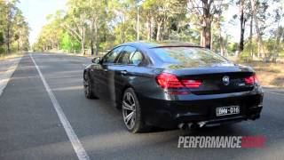 BMW M6 Gran Coupe engine sound and 0100kmh [upl. by Ardnassac]