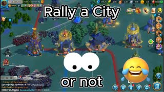 Rally on city gone wrong or not   Kingdom 2492  Rise of Kingdoms [upl. by Nawk115]