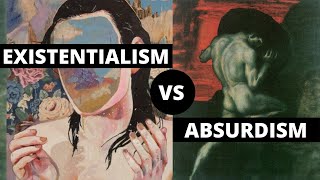 Existentialism vs Absurdism  Explanations and Differences [upl. by Bertila]