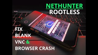 Fix Blank screen VNC in Nethunter Rootless  fossfrog [upl. by Yelak]