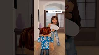 Mom Made Him Take Care Of His Sister On Roblox roblox shorts [upl. by Ahsirpac]