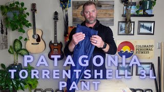 Patagonia Torrentshell 3L Pants  Recycled Fishing Nets Rain Pants [upl. by Aihcela443]