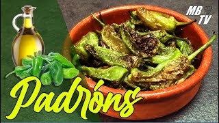 Recette des Padróns 🇪🇸  TAPAS [upl. by Anilatac]