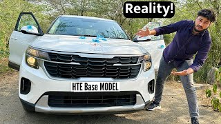 क्या सोचा था और क्या निकली  Kia Seltos BASE MODEL 2024 [upl. by Aliuqehs]