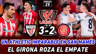 EL ATHLETIC GANA AL GIRONA EN UN PARTIDAZO ESPECTACULAR  DOBLETE DE BERENGUER Y ADIÓS A LA LIGA [upl. by Reniar957]