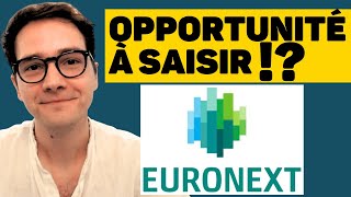 Action Euronext  opportunité à saisir sur PEA [upl. by Mosby347]