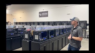 2024 Updated Tour of Texas Largest 3D Print Farm [upl. by Yesllek]