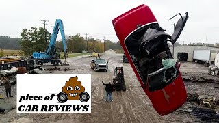 POS Car Reviews  1995 Chrysler LeBaron dropped from a CRANE [upl. by Ahsyad807]