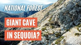 Hiking to a GIANT CAVE in Sequoia National Forest [upl. by Yvonner]