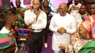 SINGER FLAVOUR PERFORMS ALONGSIDE TONY ELUMELU AT DR SIJU ILUYOMADES 60TH BIRTHDAY CEREMONY [upl. by Barta33]