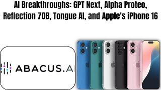 AI Breakthroughs GPT Next Alpha Proteo Reflection 70B Tongue AI and Apples iPhone 16 [upl. by Tik]