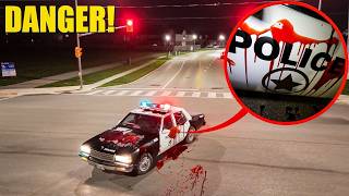 IF YOU SEE BLOOD ON A POLICE CAR CALL FOR HELP someone is in TROUBLE [upl. by Amero393]