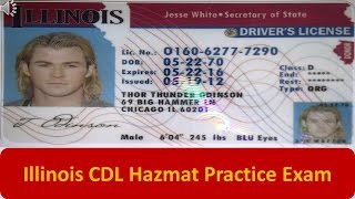 Illinois CDL Hazmat Practice Exam [upl. by Abshier]