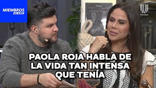 ¡Paola Rojas comparte su experiencia con los hongos alucinógenos  Miembros al Aire  Unicable [upl. by Ereynihc]