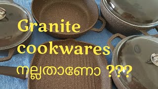 ഇതുപോലെയുള്ള പാത്രത്തെ കുറിച്ച് അറിയണമെങ്കിൽ ഈ വിഡിയോ കണ്ടു നോക്കൂ Granite Cookware Review [upl. by Rojam852]