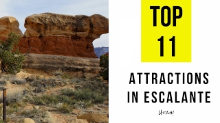 TOP 11 Best Tourist Attractions in Escalante  Utah [upl. by Lexi942]