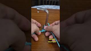 To tie a strong and resolvable knot bushcraft survival wildernesswonder [upl. by Iveson]