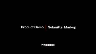 Submittal Markup Product Demo Procore Groundbreak 2020 Breakout [upl. by Avihs]