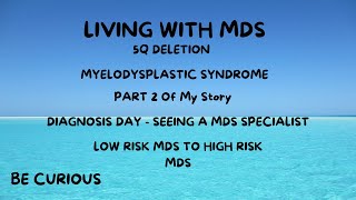 Living with MDS 5Q Deletion Myelodysplastic Syndrome Ann’s Story A Patient’s Perspective [upl. by Oicnerolf164]