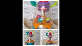 Playskool Busy Tumble Top Tots will love to watch the balls pop and spin playskool lindseystoys [upl. by Onairda]