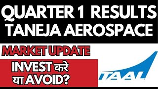 Taneja Aerospace Quarter 1 Results • Taneja Aerospace Breaking News • Dailystock [upl. by Eannej]