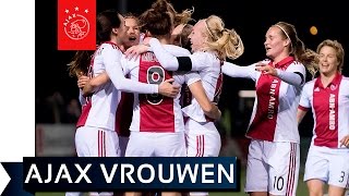 Ajax Vrouwen scoren driemaal tegen PEC Zwolle [upl. by Hillery]