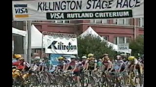 1997 Killington Stage race  Stage 4  Rutland criterium [upl. by Ailin]