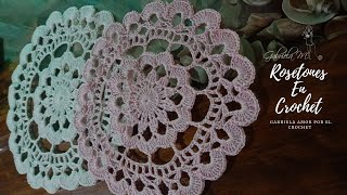 Carpeta rosetón en crochet paso a paso 😍😍😍🤩🤩🤩😘😘😘😘 [upl. by Irma]